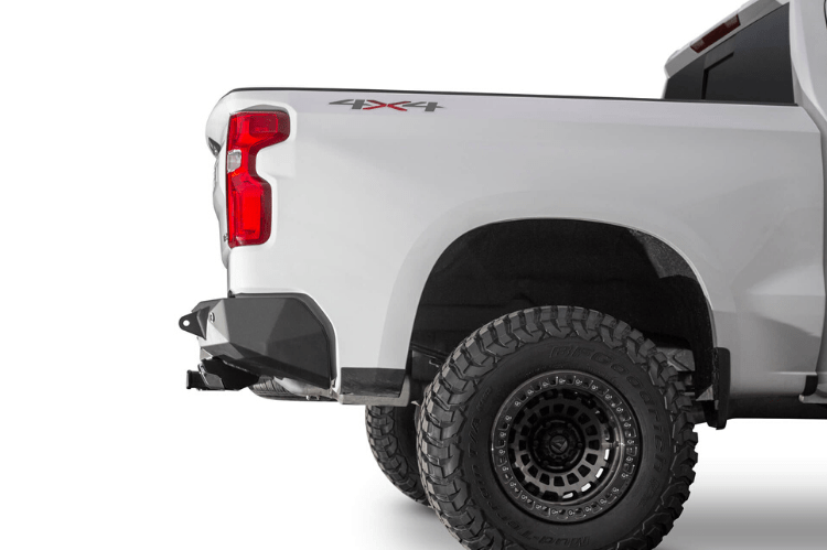 ADD R441051280103 Chevy Silverado 1500 2019-2021 Stealth Fighter Rear Bumper with Exhaust Tips and Backup Sensors