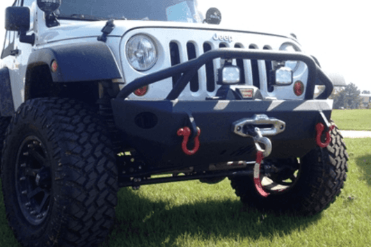 Hammerhead 600-56-0206 Jeep Wrangler JK 2007-2019 Stubby Front Bumper Winch Ready Pre-Runner