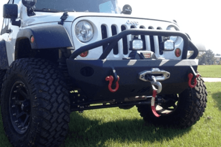 Hammerhead 600-56-0206 Jeep Wrangler JK 2007-2018 Stubby Front Bumper Winch Ready Pre-Runner