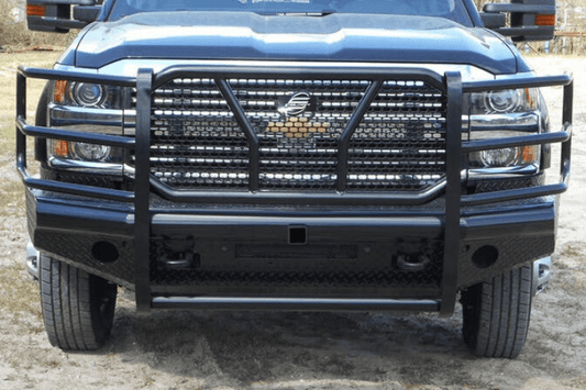 Steelcraft Chevy Silverado 2500/3500 2015-2019 HD Replacement Front Bumper With Grille Guard Hitch Receiver HD10440R