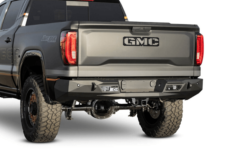 ADD R441101280103 GMC Sierra 1500 2019-2022 Stealth Fighter Rear Bumper with Exhaust Tips