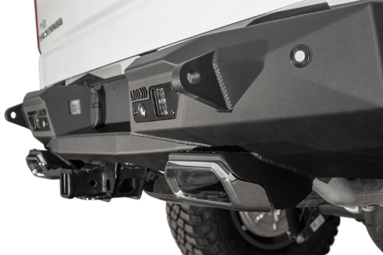 ADD R441051280103 Chevy Silverado 1500 2019-2021 Stealth Fighter Rear Bumper with Exhaust Tips and Backup Sensors