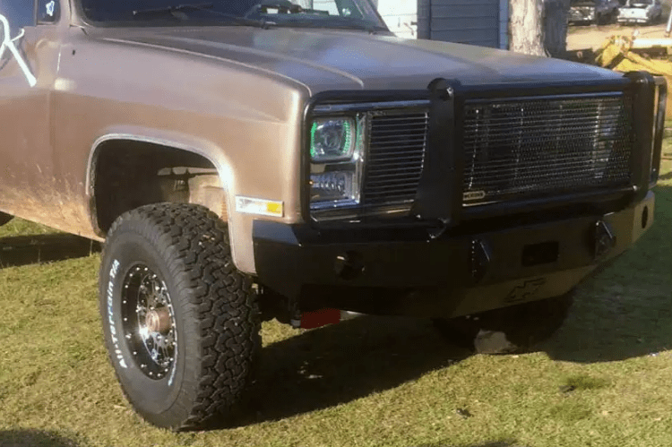 Iron Cross 1981-1987 Chevy Silverado 1500/2500/3500 HD Front Bumper 24-515-81 Winch Ready Full Guard