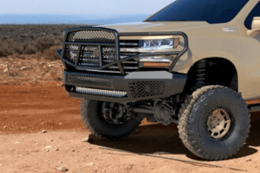 Ranch Hand MFC19HBM1 2019-2021 Chevy Silverado 1500 Midnight Series Front Bumper with Grille Guard