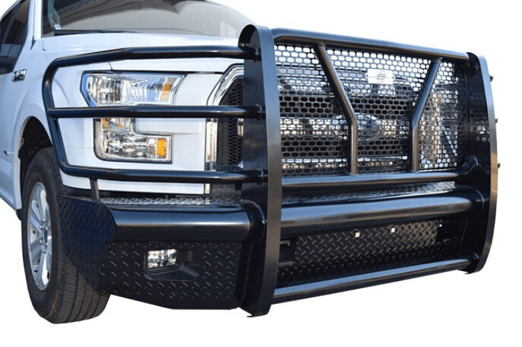 Steelcraft HD11410RCC Ford F150 2015-2017 HD Front Bumper Supports Front Emblem Camera & Adaptive Cruise Control