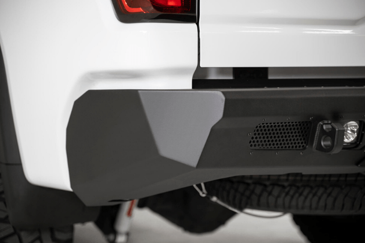 ADD R270021280103 GMC Sierra 2500 2020-2023 Bomber HD Rear Bumper with Blind Spot and Sensor Cutouts