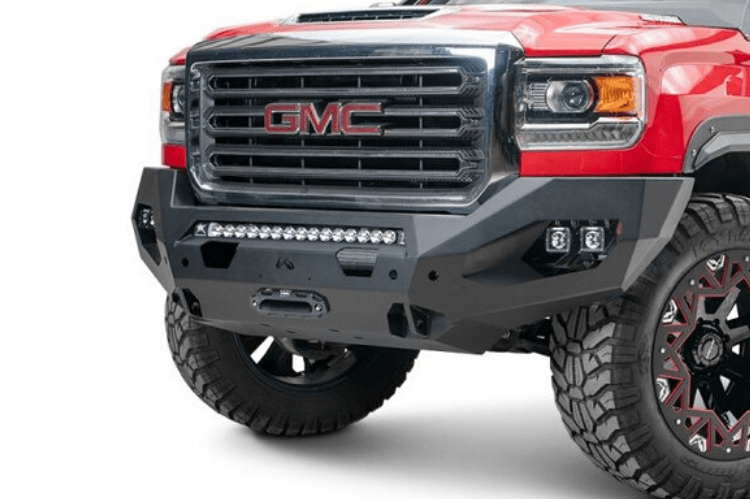 Fab Fours GM15-X2851-1 GMC Sierra 2500/3500 2015-2019 Matrix Front Bumper Winch Ready No Guard