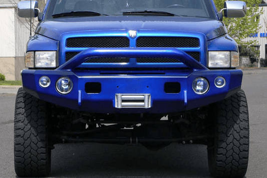 TrailReady 11400P Dodge Ram 1500 2002-2005 Extreme Duty Front Bumper Winch Ready with Pre-Runner Guard