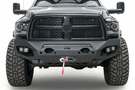 Fab Fours DR19-X4451-1 Dodge Ram 2500/3500 2019-2024 Matrix Front Bumper Winch Ready No Guard