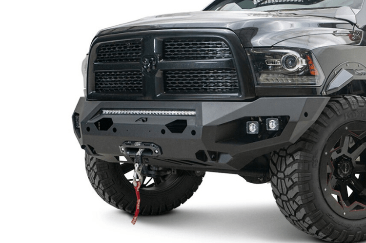 Fab Fours DR10-X2951-1 Dodge Ram 2500/3500 2010-2018 Matrix Front Bumper Winch Ready No Guard