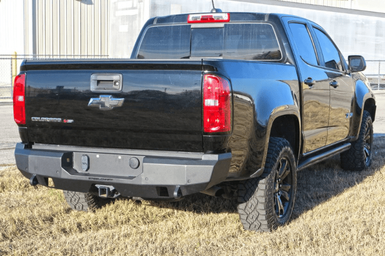 Steelcraft GMC Canyon 2015-2022 Fortis Rear Bumper 76-20450 Fine Textured Black
