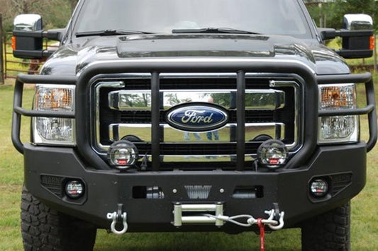 Warn 85885 Ford F250/F350 Superduty 2011-2016 Heavy Duty Front Bumper Winch Ready Grille Guard