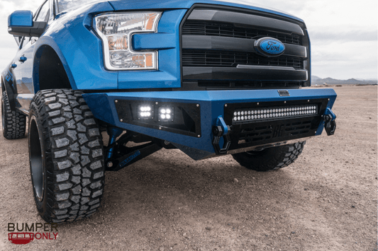 Bodyguard GAF17DN1B Ford F450/F550 Superduty 2017-2022 A2L Base Front Bumper ACC Compatible Single Light Bar Cutout