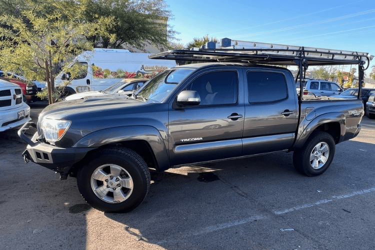 Road Armor Stealth 905R4B 2012-2015 Toyota Tacoma Front Winch Ready Bumper Pre-Runner Style, Black Finish and Square Fog Light Hole