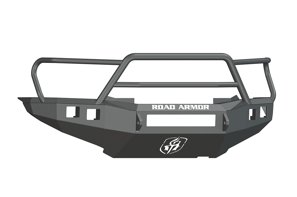 Road Armor 905R5B-NW 2012-2015 Toyota Tacoma Front Bumper, Black Finish, Lonestar Guard, Stealth Series, Square Fog Light Hole, Non-Winch