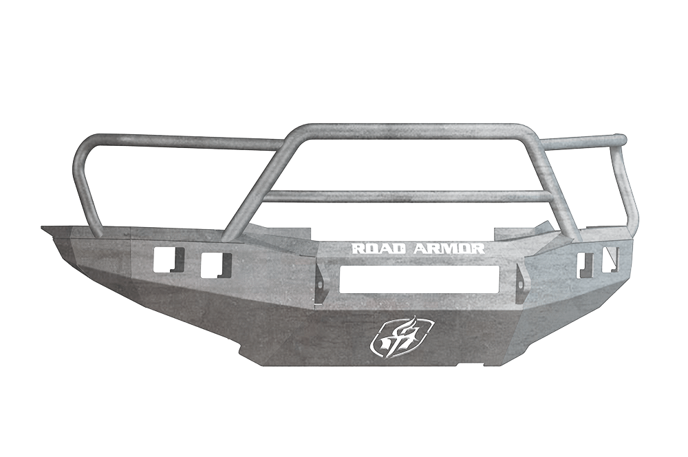 Road Armor 905R5Z-NW 2012-2015 Toyota Tacoma Front Bumper, Raw, Lonestar Guard, Stealth Series, Square Fog Light Hole, Non-Winch