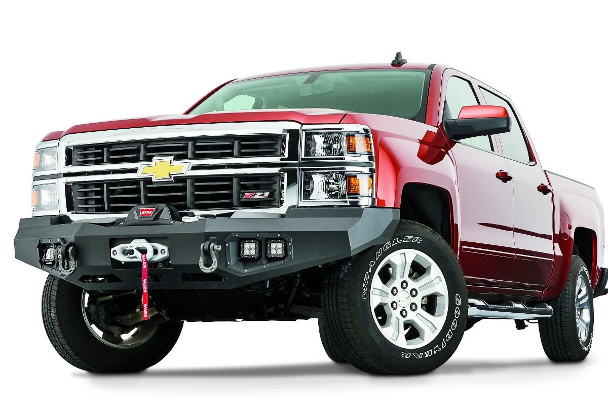 Warn 95800 Ascent 2014-2015 Chevy Silverado 1500 Front Bumper 