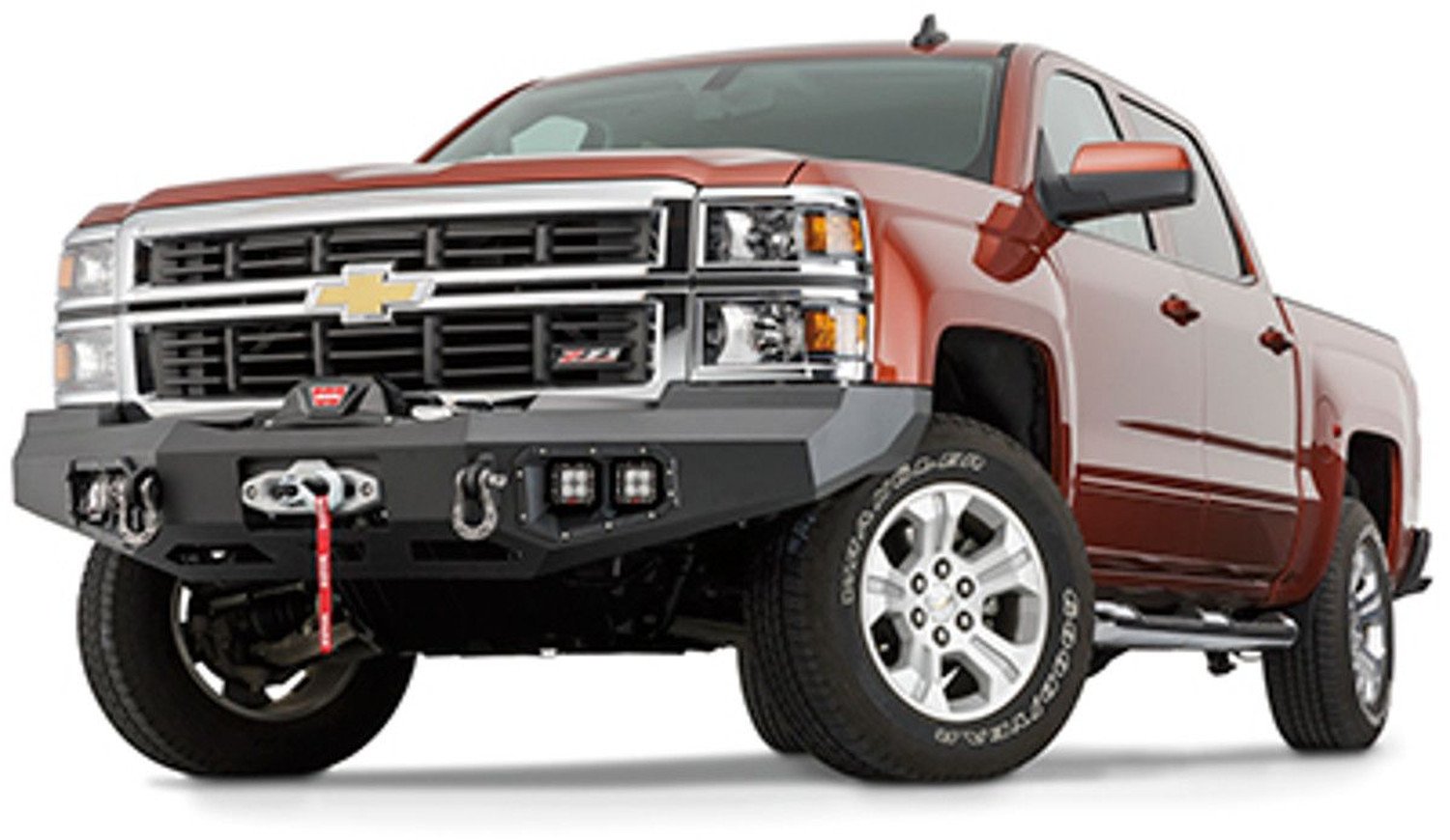 Warn 95800 Ascent 2014-2015 Chevy Silverado 1500 Front Bumper 