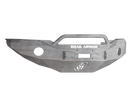 Road Armor 99014Z 2005-2011 Toyota Tacoma Front Bumper, Raw, Pre-Runner Style, Stealth Series, Round Fog Light Hole, Winch-Ready