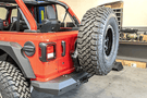 DV8 Offroad Jeep Wrangler JL 2018-2025 Full-Width Rear Bumper With Tire Carrier RBJL-02