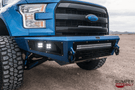 Bodyguard GAF17BN1B Ford F250/F350 Superduty 2017-2022 A2L Base Front Bumper ACC Compatible Single Light Bar Cutout