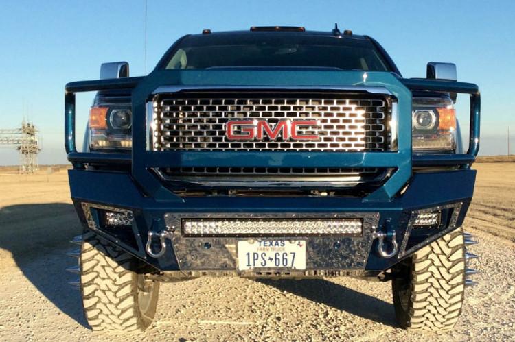 Bodyguard CEG11BNT GMC Sierra 2500/3500 2011-2014 A2 Extreme Front Bumper Winch Ready