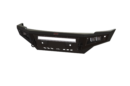 Bodyguard GAG14AY1T GMC Sierra 1500 2014-2015 A2L Base Front Bumper With Sensor Single Light Bar Cutouts
