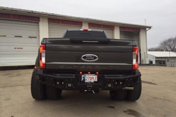 Bodyguard DFF17BNLT Ford F450 Superduty 2017-2022 A2 Rear Bumper No Sensor Light Cutouts