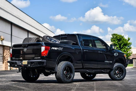 Bodyguard DFN16BYLT Nissan Titan XD 2016-2019 A2 Rear Bumper Sensor Light Cutouts