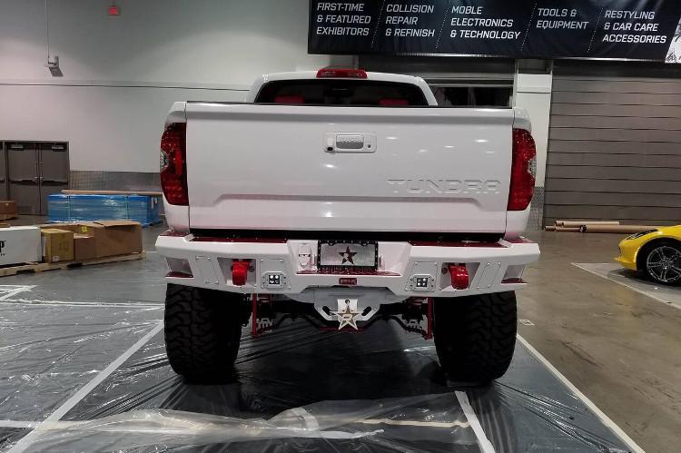 Bodyguard DFT14AYLT Toyota Tundra 2014-2021 A2 Rear Bumper With Sensor Light Cutouts