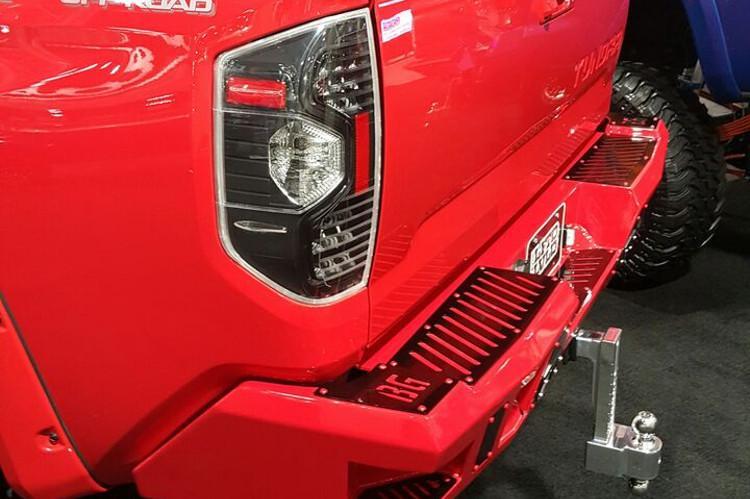 Bodyguard DFT14AYLT Toyota Tundra 2014-2021 A2 Rear Bumper With Sensor Light Cutouts