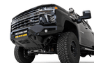 Black Chevy truck front end with ADD F270012140103 Chevy Silverado 2500/3500 2020-2023 Bomber Black Front Bumper