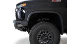 Black Chevy truck front end with ADD F270012140103 Chevy Silverado 2500/3500 2020-2023 Bomber Black Front Bumper