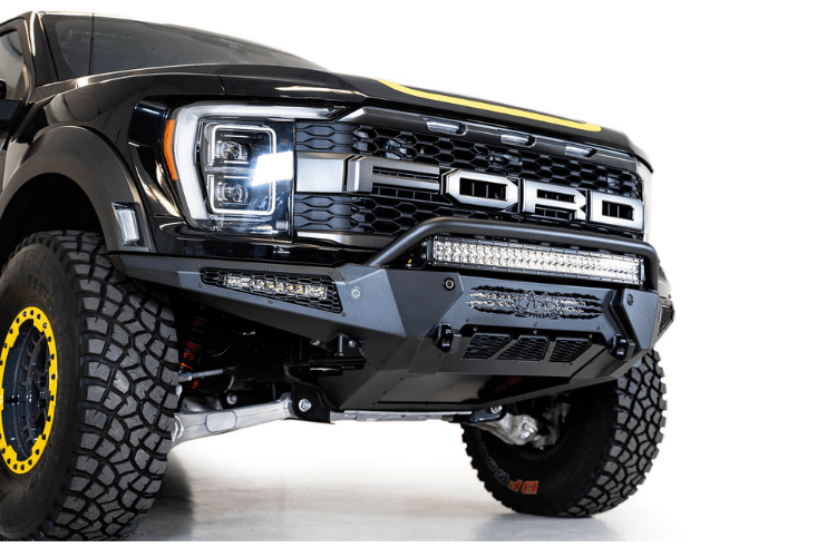 ADD F210221180103 Ford F150 Raptor 2021-2026 Honeybadger Front Bumper Non-Winch Mount with Top Hoop