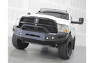 ICI Aluminum Dodge Ram 1500 2013-2018 Alumilite Front Bumper Non Winch With Optional Bolt-On RT Series Light Bracket AL-FBM96DGN-RT