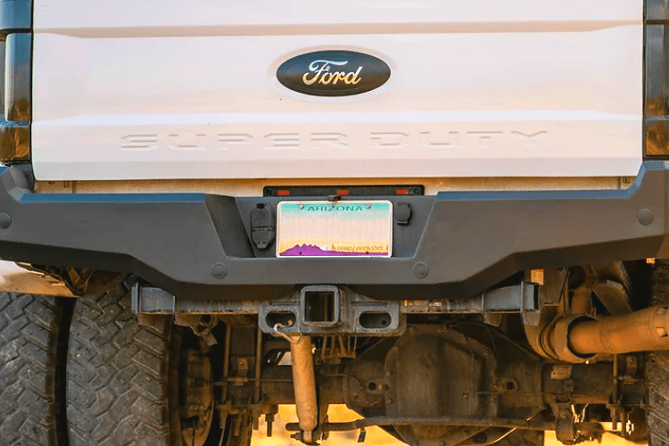 ICI Aluminum Ford F450/F550 Superduty 2017-2024 Rear Bumper AL-RBM01FDN