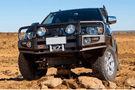 ARB 3423130B Front Bumper for 2005-2011 Toyota Tacoma – Winch-compatible, heavy-duty off-road bumper with grille guard and durable black powder coat finish