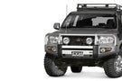 ARB 3415120B Toyota Land Cruiser 2008-2011 Deluxe Front Bumper 200 Series Winch Ready with Grille Guard, Black Powder Coat Finish