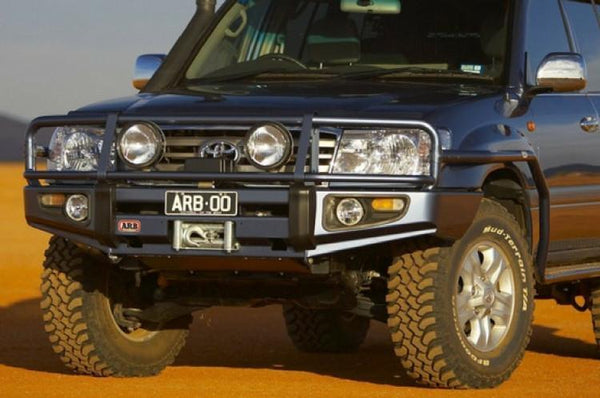 グラバー ARB 3415120B Deluxe Winch Front Bumper Toyota Land Cruiser 200