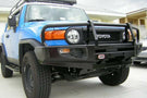 ARB 3420210B Toyota FJ Cruiser 2007-2014 Deluxe Front Bumper Winch Ready with Grille Guard, Black Powder Coat Finish