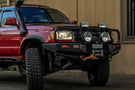 ARB 3423040 Toyota Tacoma 1995-2004 Deluxe Front Bumper Winch Ready with Grille Guard Integrit Textured Black Powder Coat Finish