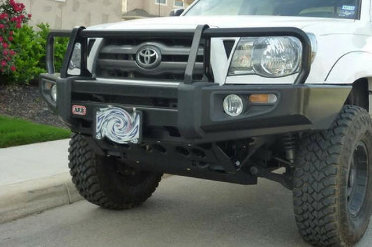 ARB 3423130B Front Bumper for 2005-2011 Toyota Tacoma – Winch-compatible, heavy-duty off-road bumper with grille guard and durable black powder coat finish