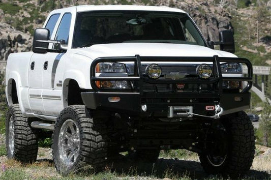 ARB Chevy Silverado 2500/3500 1999-2002 Front Bumper Winch Ready with Grille Guard, Black Powder Coat Finish 3462010