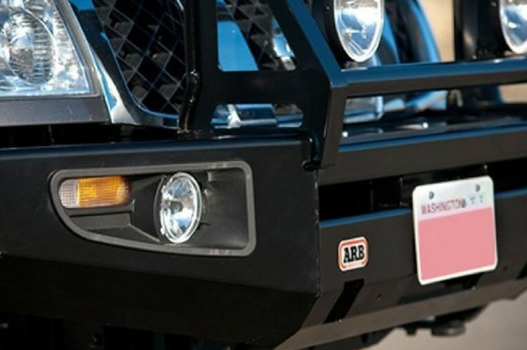 ARB 3464010 Nissan Armada 2004-2007 Deluxe Front Bumper Winch Ready with Grille Guard, Black Powder Coat Finish