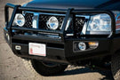 ARB 3464010 Nissan Armada 2004-2007 Deluxe Front Bumper Winch Ready with Grille Guard, Black Powder Coat Finish