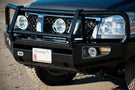 ARB 3464010 Nissan Armada 2004-2008 Deluxe Front Bumper Winch Ready with Grille Guard, Black Powder Coat Finish