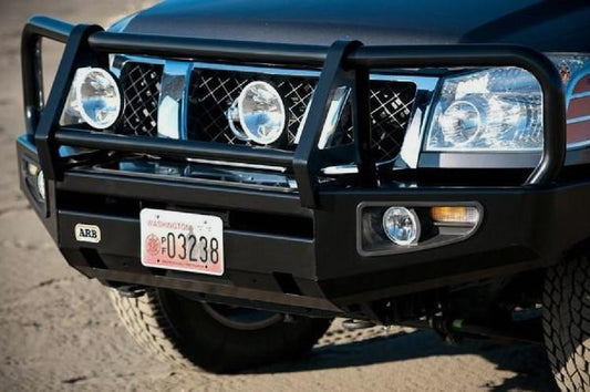 ARB Nissan Titan 2004-2010 Front Bumper Winch Ready with Grille Guard, Black Powder Coat Finish 3464010