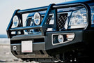 ARB 3464010 Nissan Armada 2004-2007 Deluxe Front Bumper Winch Ready with Grille Guard, Black Powder Coat Finish