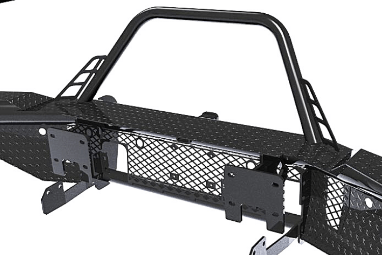 Ranch Hand BTG201BLR 2020-2023 GMC Sierra 2500HD/3500HD Legend BullNose Series Front Bumper (Works with Front Camera)