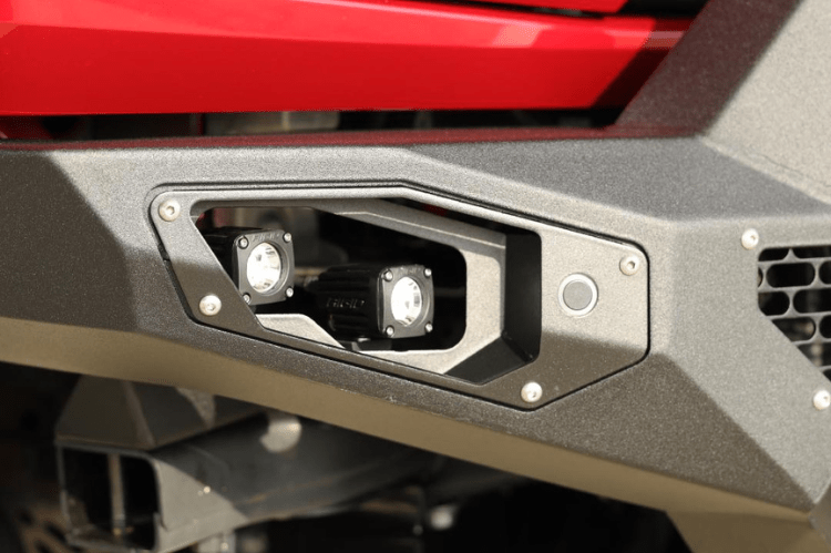Bodyguard LBF21MYTNN Baja winch-ready heavy duty off road front bumper with push bar design in textured black for 2021–2026 Ford Bronco—sensor-compatible truck bumper built for rugged performance by Bodyguard Bumpers